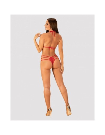Ensemble de Lingerie Obsessive Giftella Rouge L/XL