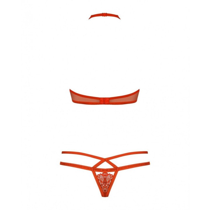 Unterwäsche-Set Obsessive 838-SET-3 Rot L/XL