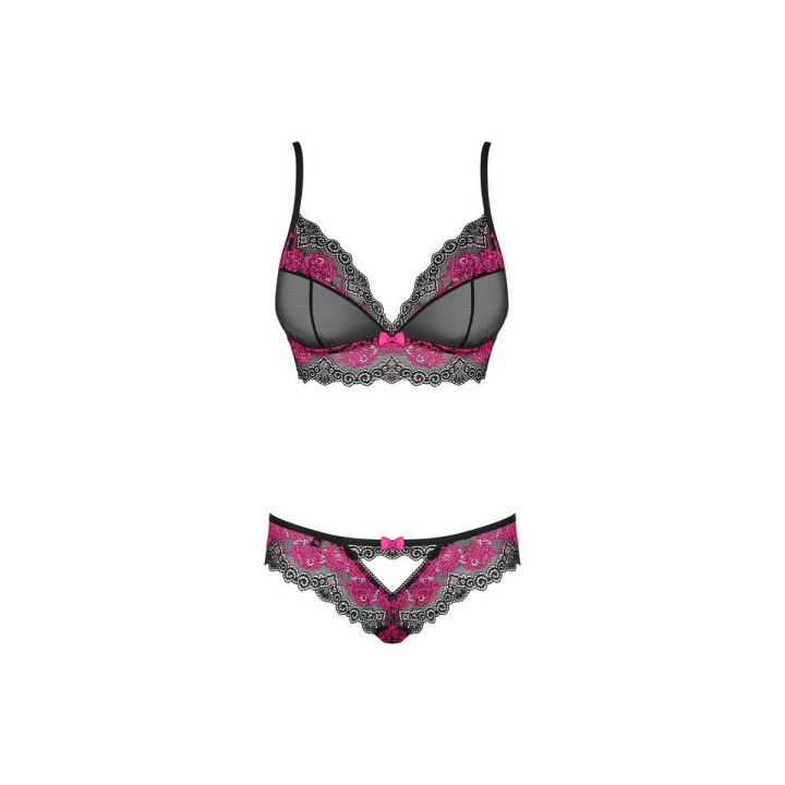 Unterwäsche-Set Obsessive Tulia Schwarz L/XL