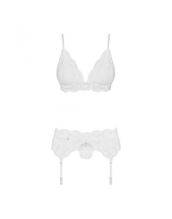 Conjunto de Lencería con Encaje Obsessive 810-SEG-2 L/XL
