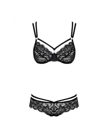 Ensemble de Lingerie Obsessive 860 Noir S/M