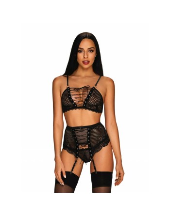 Underwear Set Obsessive Basitta Black S/M