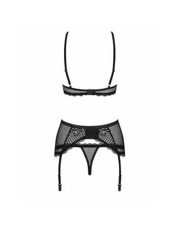 Unterwäsche-Set Obsessive Basitta Schwarz S/M