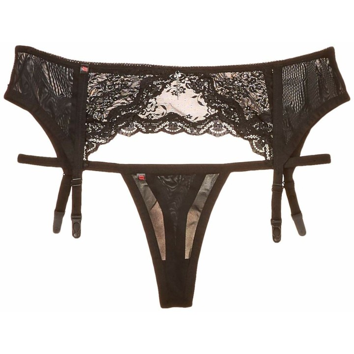 Strumpfband Obsessive Charms Schwarz XXL