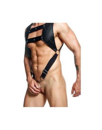 New Comers Strap Mob Eroticwear Black