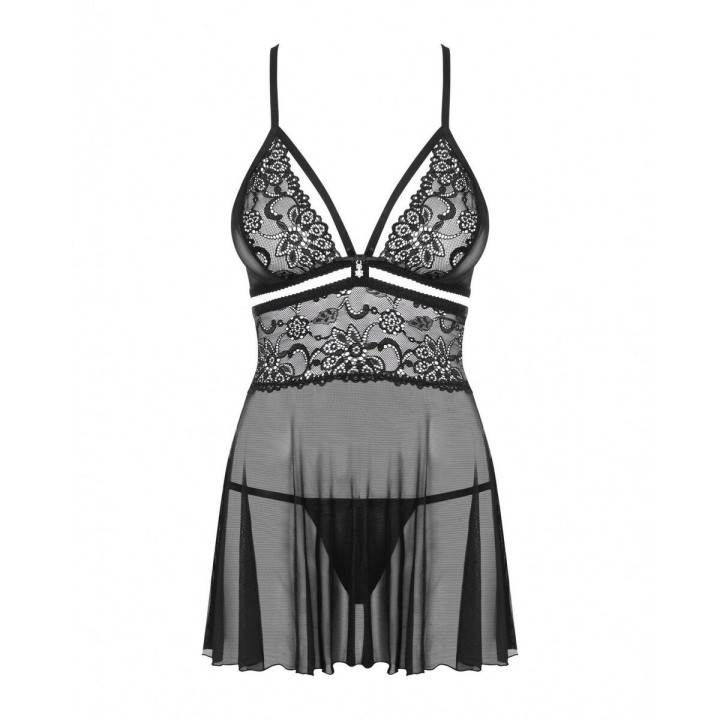 Babydoll Obsessive 838-BAB-1 Black S/M