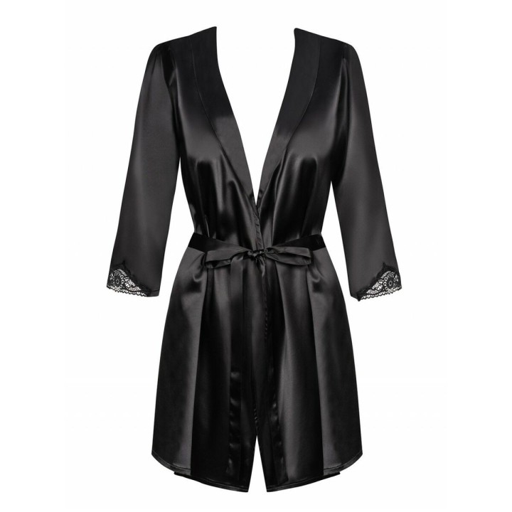 Morgenkåbe Obsessive 10574 Sort S/M