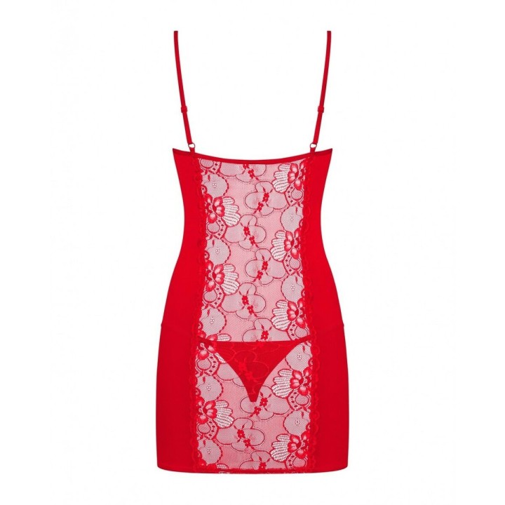Babydoll Obsessive Heartina Rød XXL/XXXL
