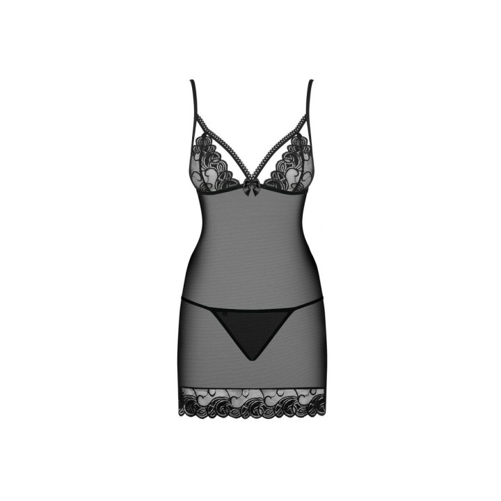 Babydoll Obsessive Wonderia L/XL Sort L/XL