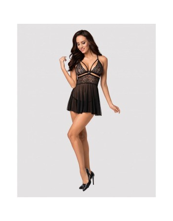 Babydoll Obsessive 838-BAB-1 Black L/XL