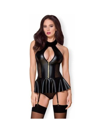 Corset Obsessive 859-COR-1 Black L/XL