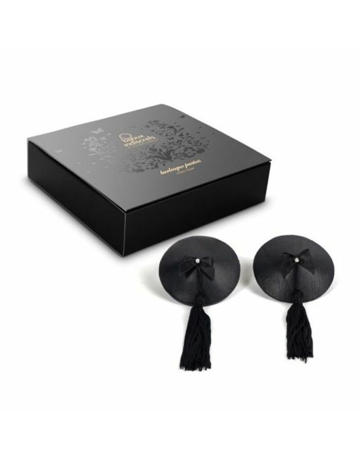 Burlesque Nippelabdeckungen Schwarz Bijoux Indiscrets Burlesque Pasties Schwarz