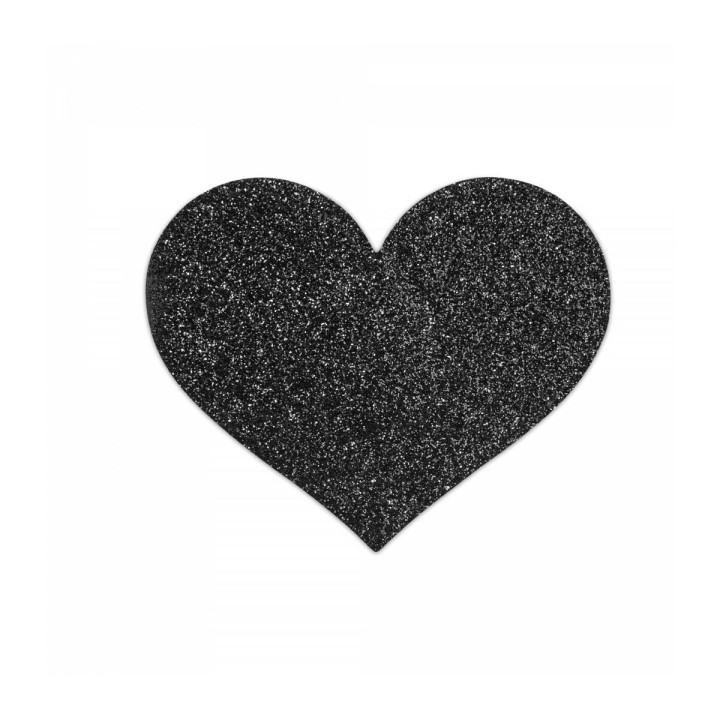 Flash Herz Brustschmuck Schwarz Bijoux Indiscrets 155 Schwarz