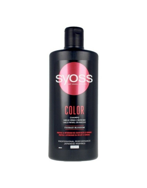 Shampoo for Coloured Hair Color Tech Syoss (440 ml)