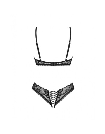 Set di Lingerie Obsessive Nero XS/S