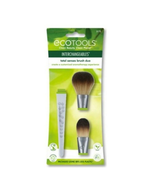 Brocha de Maquillaje Total Sense Ecotools Total Senses Brush Duo 3 Piezas