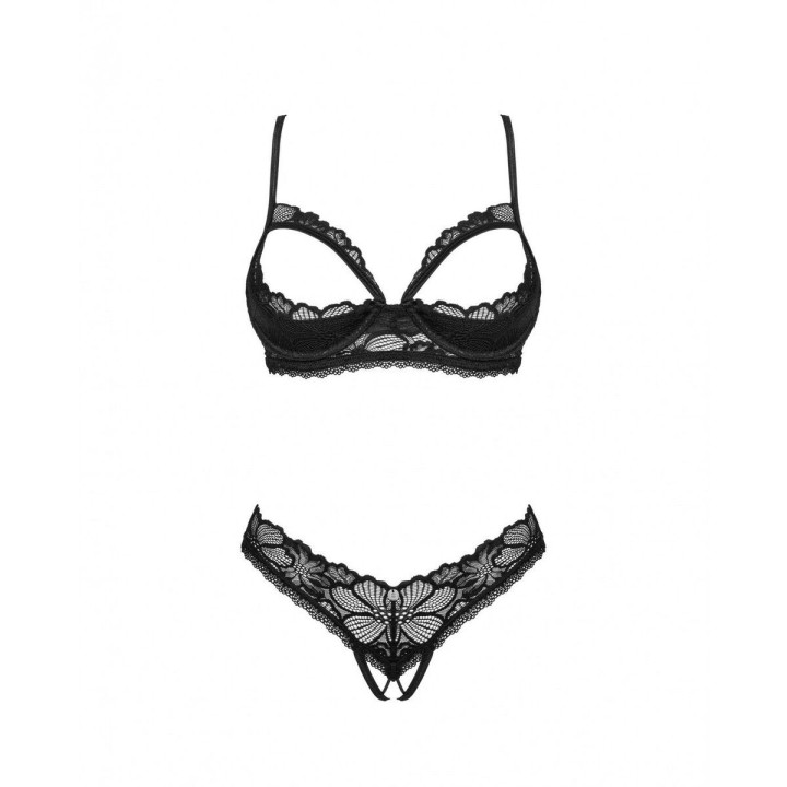 Ensemble de Lingerie Obsessive Noir M/L