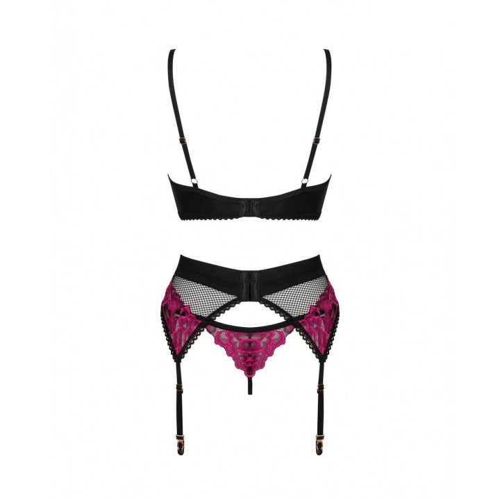 Set di Lingerie Obsessive Nero M/L