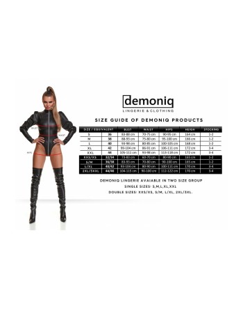 Ensemble de Lingerie Demoniq Noir S
