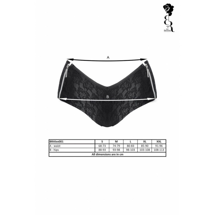 Culotte Demoniq Nero XXL