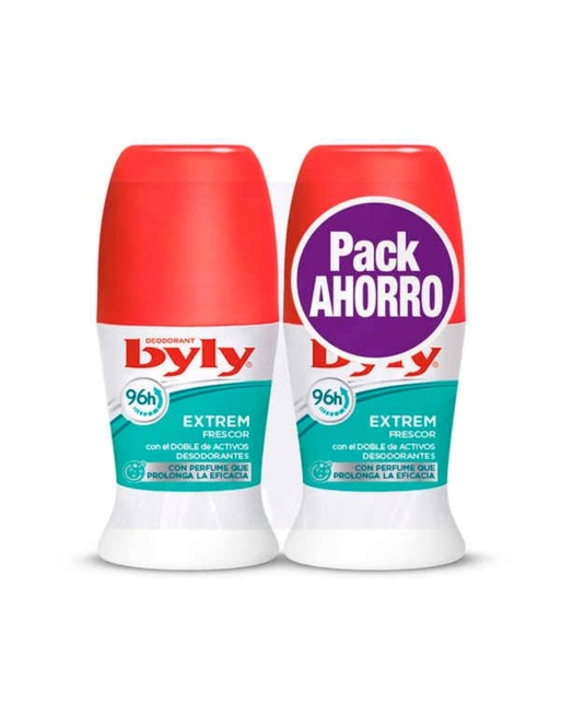 Desodorante Roll-On Extrem Frescor Byly (2 x 50 ml)