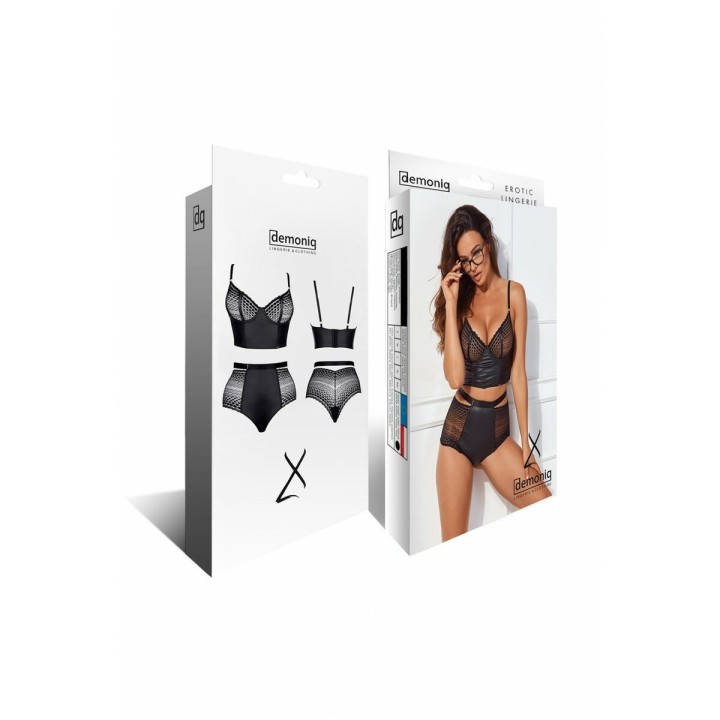 Ensemble de Lingerie Demoniq Noir M