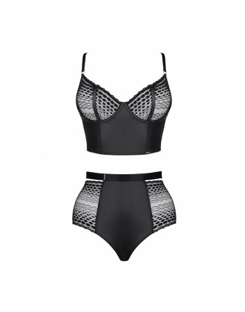 Ensemble de Lingerie Demoniq Noir XL