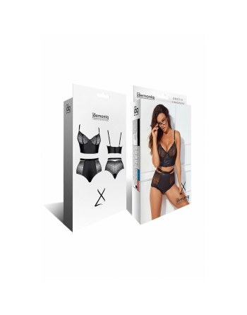 Ensemble de Lingerie Demoniq Noir XL