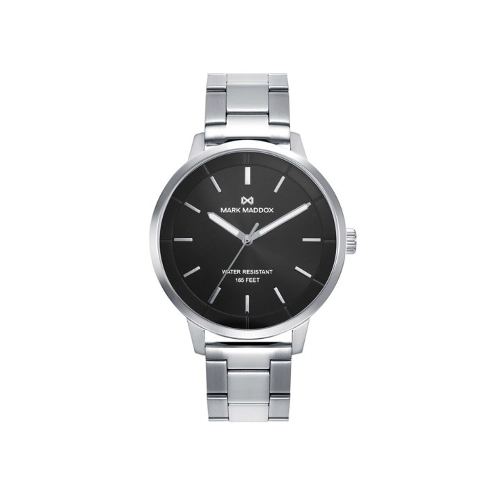 Herreur Mark Maddox HM1013-57 Sort Sølvfarvet (Ø 41 mm)