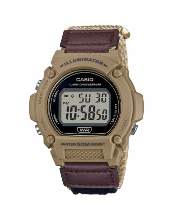 Orologio Uomo Casio Illuminator W-219HB-5A Grigio (Ø 47 mm)