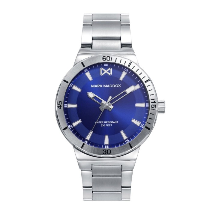 Orologio Uomo Mark Maddox HM0146-37 Argentato