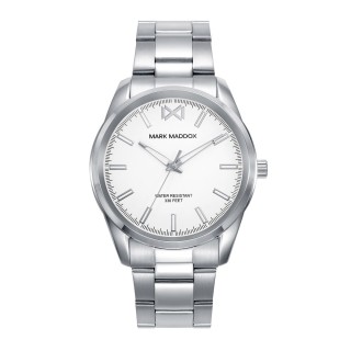 Herrenuhr Mark Maddox HM0150-07 Weiß Silberfarben
