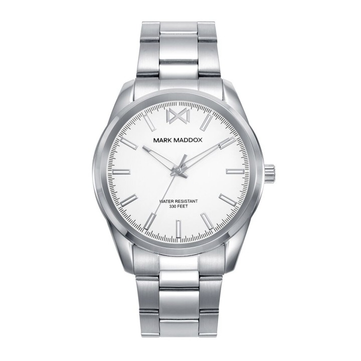 Herrenuhr Mark Maddox HM0150-07 Weiß Silberfarben