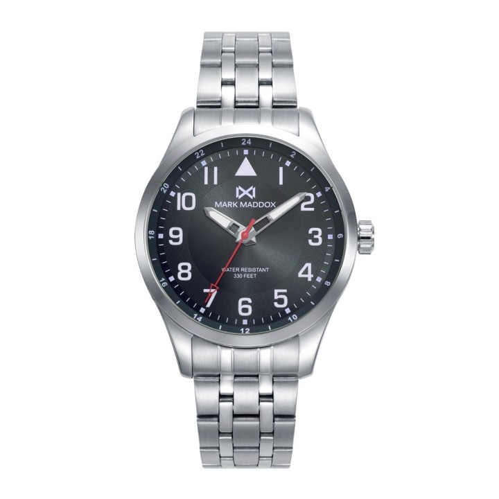 Herreur Mark Maddox HM0148-64 Sort Sølvfarvet