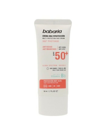 Solcreme som forebygger brune pletter Multi-Protection Babaria Solar Multiproteccion SPF 50+ 50 ml
