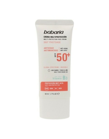 Crema Antimacchie Solari Multi-Protection Babaria Solar Multiproteccion SPF 50+ 50 ml