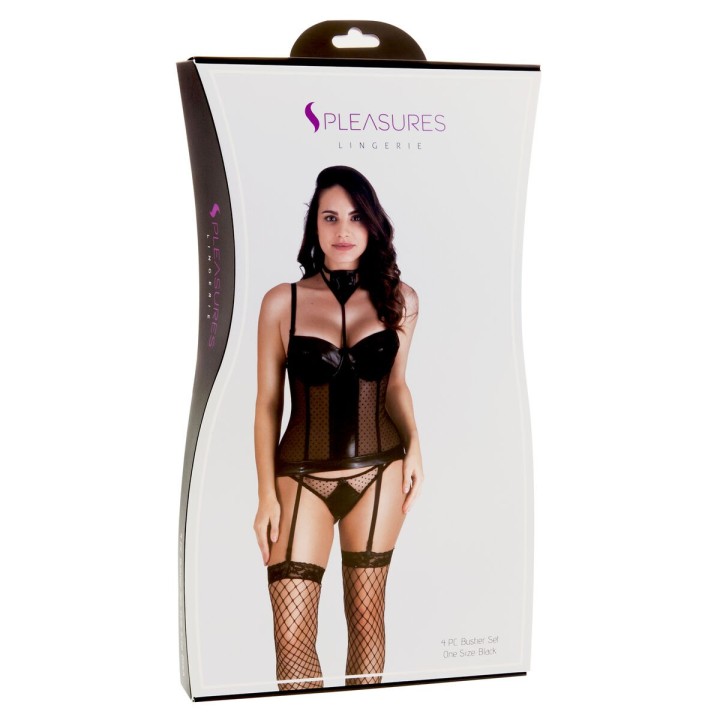 Unterwäsche-Set S Pleasures Schwarz (Einheitsgröße)