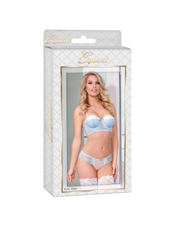 Underwear Set Exposed Blue Cream (S/M)