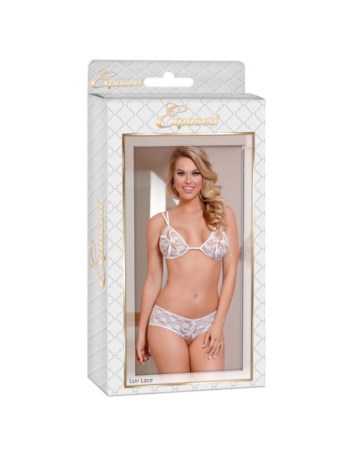 Underwear Set Exposed White (S/M)