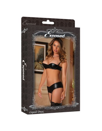 Ensemble de Lingerie Exposed Noir (L/XL)