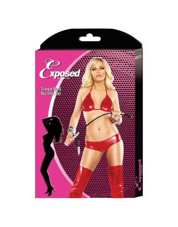 Ensemble de Lingerie Exposed Rouge (L/XL)