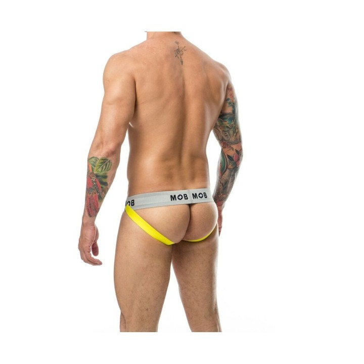 G-streng Mob Eroticwear Gul Sort L