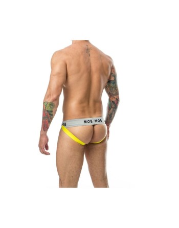 Thong Mob Eroticwear Yellow Black XXL