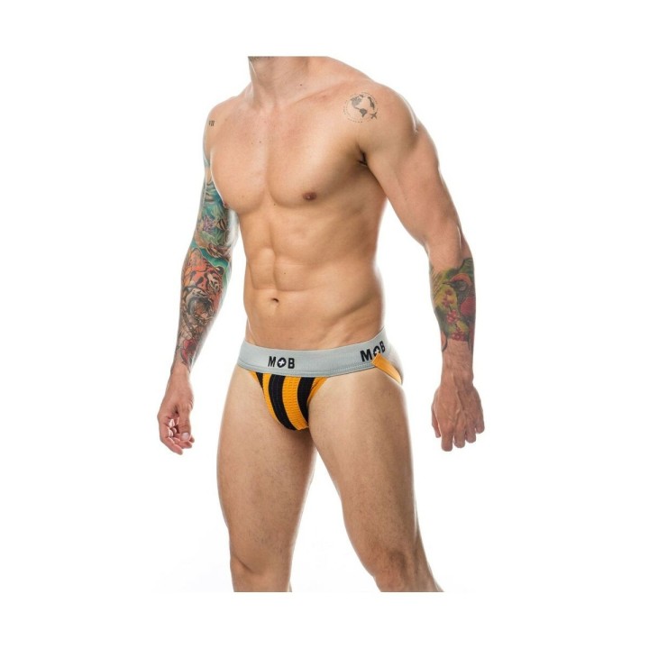 G-streng Mob Eroticwear Sort Orange M