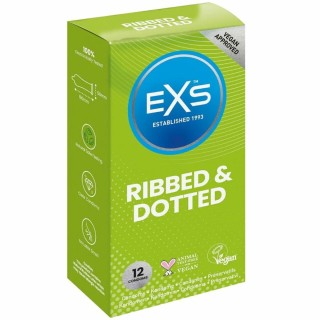 Kondomer EXS Ribbed 12 enheder