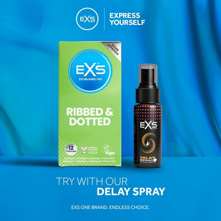 Kondome EXS Ribbed 12 Stück