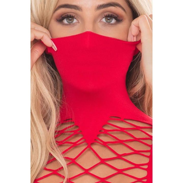 Robe Pink Lipstick Rouge (Taille unique)