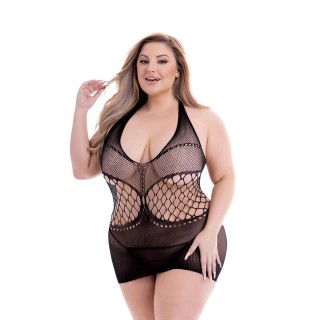 Kleid Baci Lingerie Schwarz (Queen size)