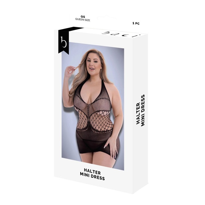 Robe Baci Lingerie Noir (Queen size)