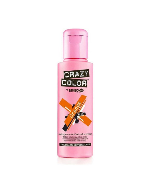 Halvpermanent farvning Orange Crazy Color Nº 60 (100 ml)